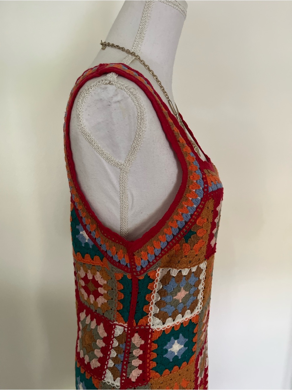 New In Crochet Multi-Color Dress - Picture 3 of 5